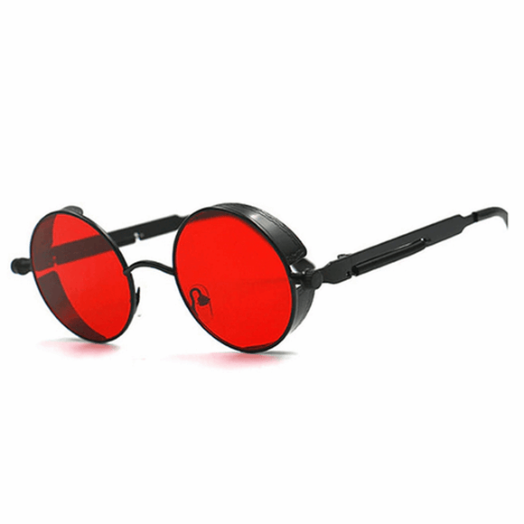 Metal Round Steampunk Sunglasses Men Women Fashion