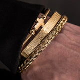 Brazalete Cross Gold
