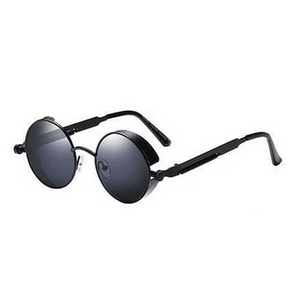 Metal Round Steampunk Sunglasses Men Women Fashion