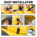 Jeep JK Wrangler 2007-2018 Hood Kit 2pcs