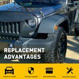 Jeep JK Wrangler 2007-2018 Hood Kit 2pcs