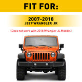 Jeep JK Wrangler 2007-2018 Hood Kit 2pcs