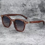 Woodline Gafas de Sol con Patillas Tipo Madera | Estilo Premium
