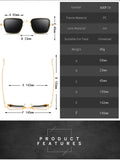 Gafas Fashion Square Uv400 Frame Black Lense Red