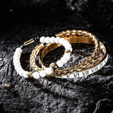 Joyería Lujo Rey blanco