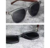 Woodline Gafas de Sol con Patillas Tipo Madera | Estilo Premium
