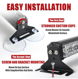 2 X 12 LED Hazard Warning Flashing Safety
