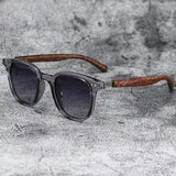 Woodline Gafas de Sol con Patillas Tipo Madera | Estilo Premium