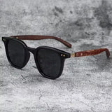 Woodline Gafas de Sol con Patillas Tipo Madera | Estilo Premium