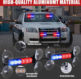 2 X 12 LED Hazard Warning Flashing Safety