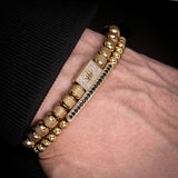 Brazalete Cross Gold AR02
