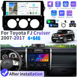 Radio Android 15 de 12.3" para Toyota FJ Cruiser 2007-2014 con CarPlay