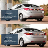 Hyundai Elantra 2011 2016 Guias Led