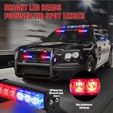 2 X 12 LED Hazard Warning Flashing Safety