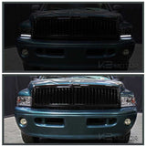 Faros 94-01 Dodge Ram 1500 2500 3500 Crystal Led Proyector