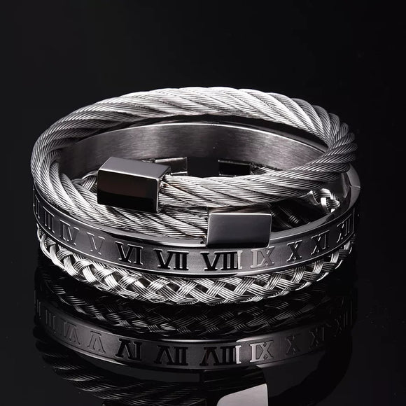 Kit Bracelets Silver S001