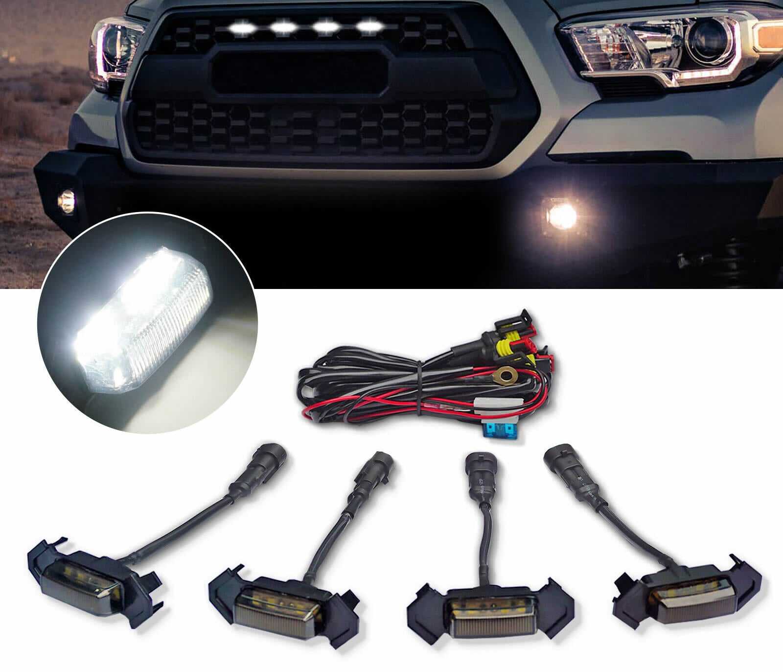 Luces LED para auto (2 Varitas x Paquete) 