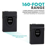 Microfono Inalambrico Movo Wmic50 2,4 Ghz En Stock