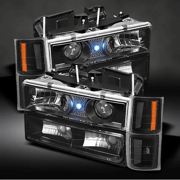 Faros 94-99 Chevy CK 1500 2500 3500 Tahoe Bajo Pedido