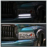 Faros 94-01 Dodge Ram 1500 2500 3500 Crystal Led Proyector