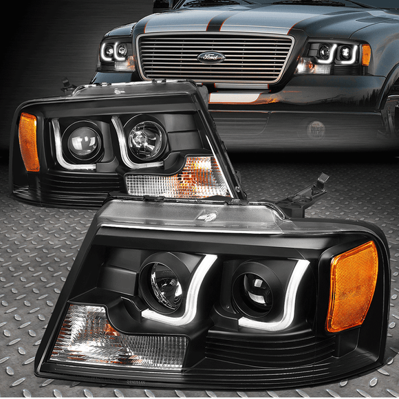 Faros Ford F150 04-08 Ojo De Angel Proyector