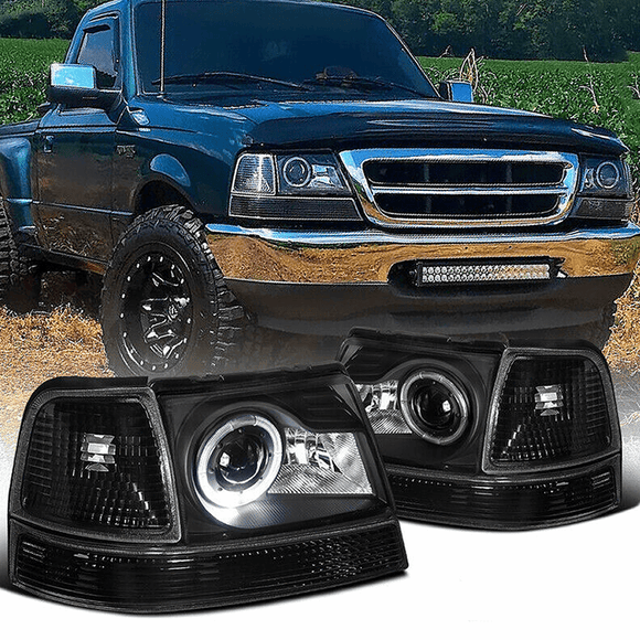 Faros 1998-2000 Ford Ranger Halo Projector