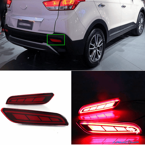 Hyundai Creta 2017+ Reflectores Traseros