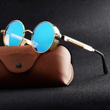 Metal Round Steampunk Sunglasses Men Women Fashion