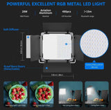 Neewer 2-Pack 480 RGB Led