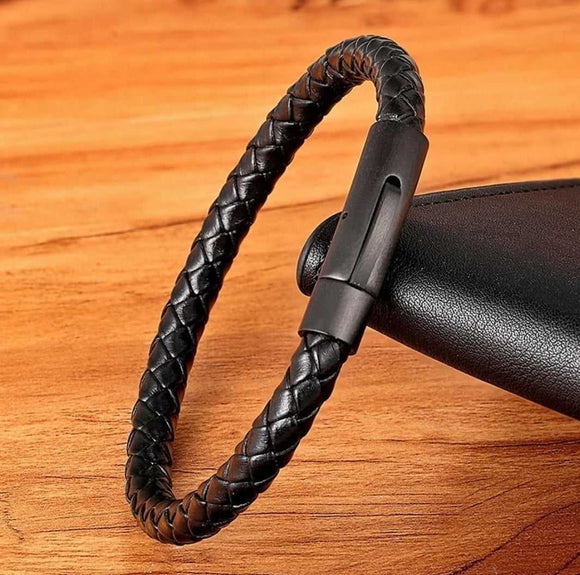 Pulsera Cuero Imantada