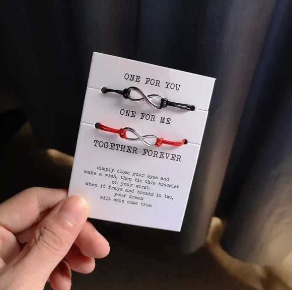 Pulsera infinito parejas