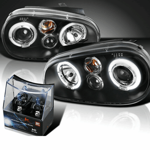 Faros Vw Golf 1999-2005 Black Smoke