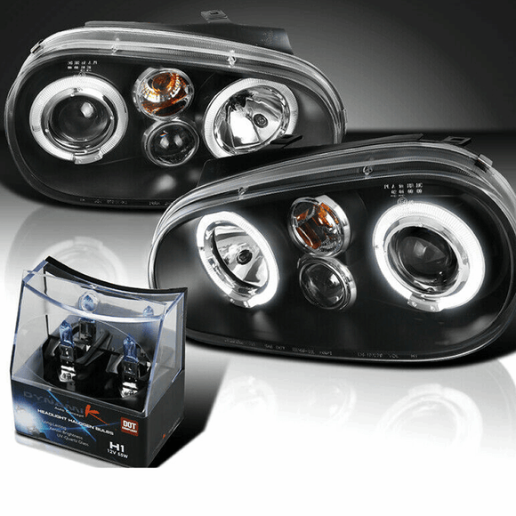 Faros Vw Golf 1999-2005 Black Smoke