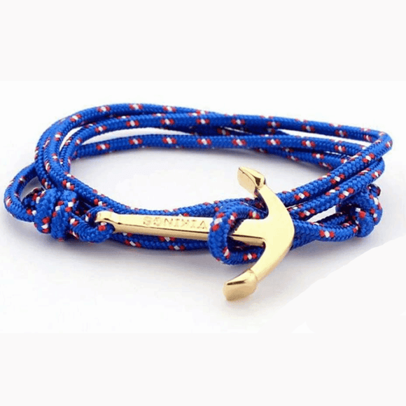 Pulsera Ancla Azul