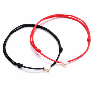 Pulsera corazones pareja
