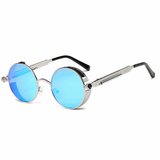 Metal Round Steampunk Sunglasses Men Women Fashion
