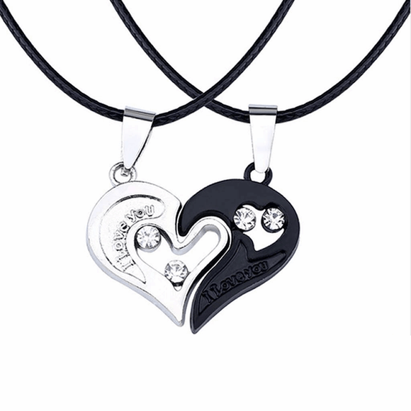 Cadena Corazon Negro