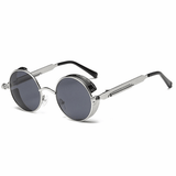 Metal Round Steampunk Sunglasses Men Women Fashion